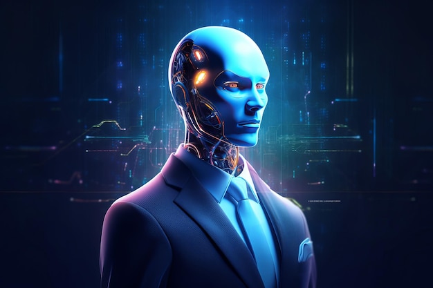 Tecnologia de dados de dinheiro digital de robô Gerar Ai