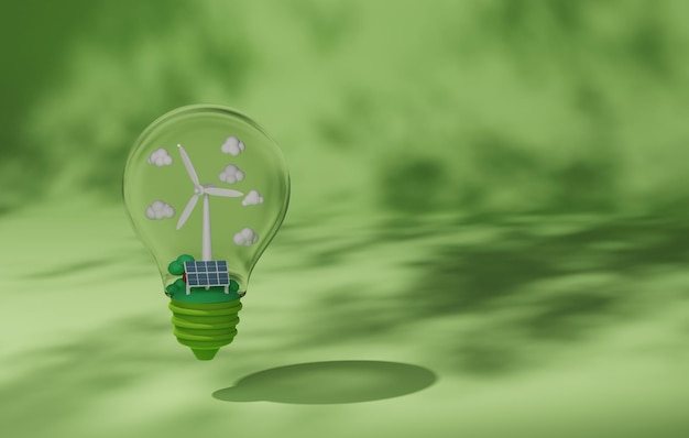 Tecnologia de energia verde energia renovável ambientalmente sustentável