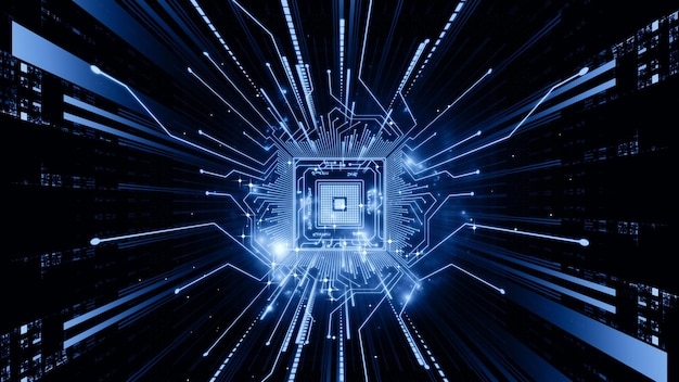 Tecnología digital conexión a la red de Internet antecedentes tecnológicos futuristas