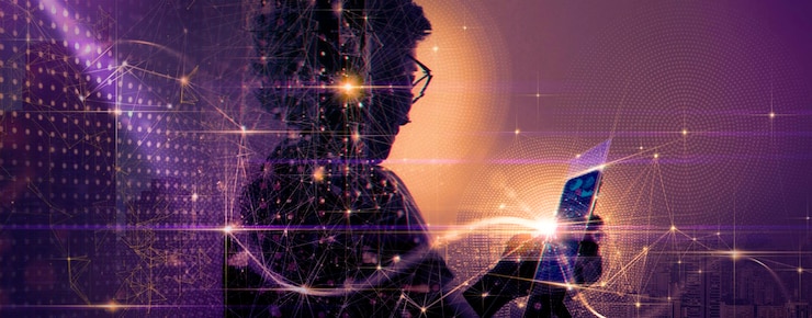 Tecnología digital internet red innovación tecnología empresaria teléfono móvil ciudad inteligente