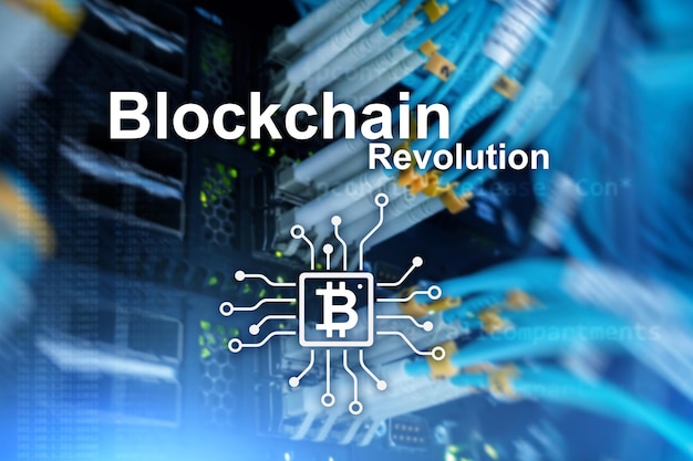 Tecnología de innovación de la revolución de blockchain en los negocios modernos