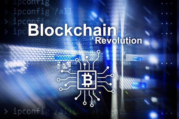 Tecnología de innovación de la revolución de blockchain en los negocios modernos