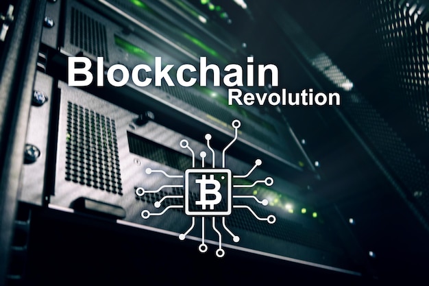 Tecnología de innovación de la revolución de blockchain en los negocios modernos