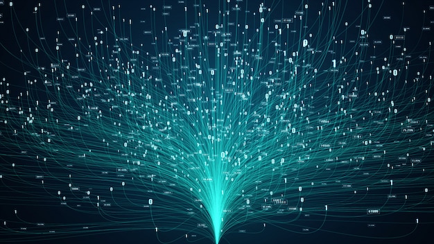 Tecnología Inteligencia artificial (IA) e internet de las cosas IOT concept.