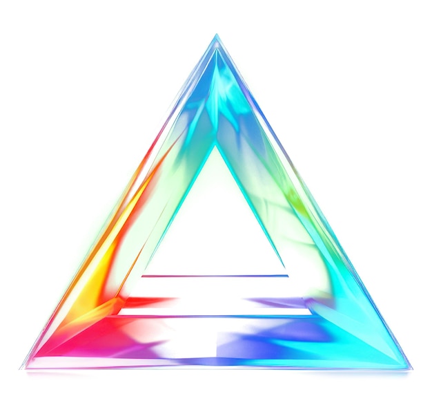 Tecnología de la luz abstracta del triángulo PNG