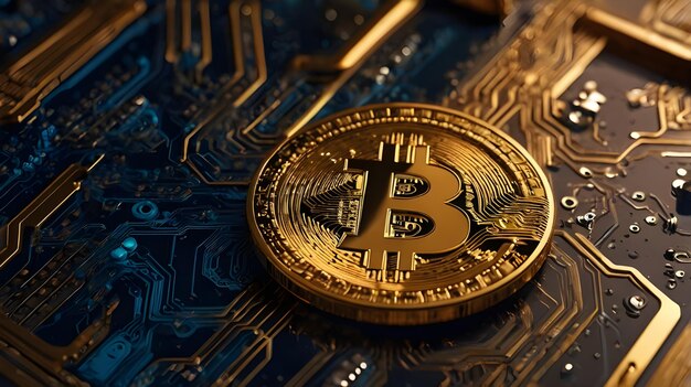 Tecnología de minería de criptomonedas de cadena de bloques de Bitcoin