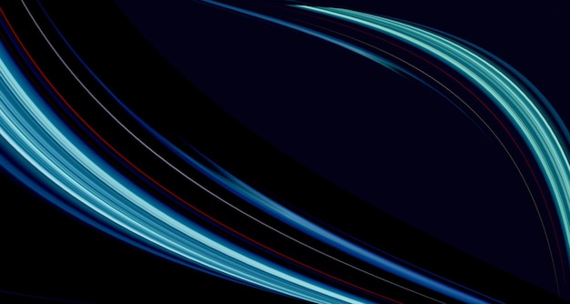 Tecnología de movimiento de alta velocidad Efecto de luz Fondo Abstracto Luz dinámica Líneas de velocidad Bandera