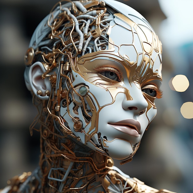 Tecnologia mulheres rostos de mulheres com pele texturizada Mulheres inteligência artificial gerada por IA