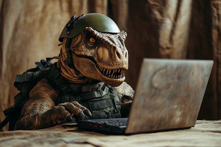 Foto la tecnología de observación blindada trex en imágenes históricas