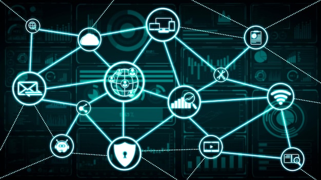 Tecnología omnicanal del enfoque comercial minorista en línea Marketing multicanal en redes sociales servicio de oferta de canal de pago por Internet compras minoristas en línea y aplicación omnidigital