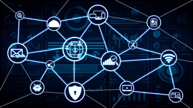 Tecnología omnicanal de enfoque comercial minorista en línea