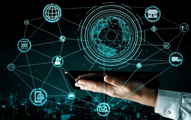 Tecnología de omnicanal de las ventas minoristas en línea