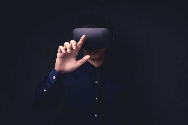 Tecnologia on-line do metaverso de conexão de óculos VR