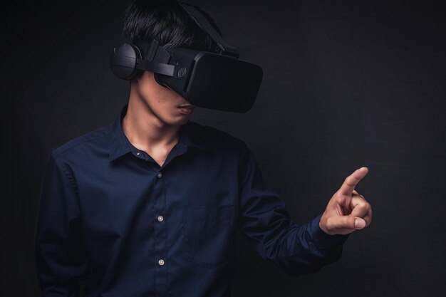 Tecnologia on-line do metaverso de conexão de óculos vr