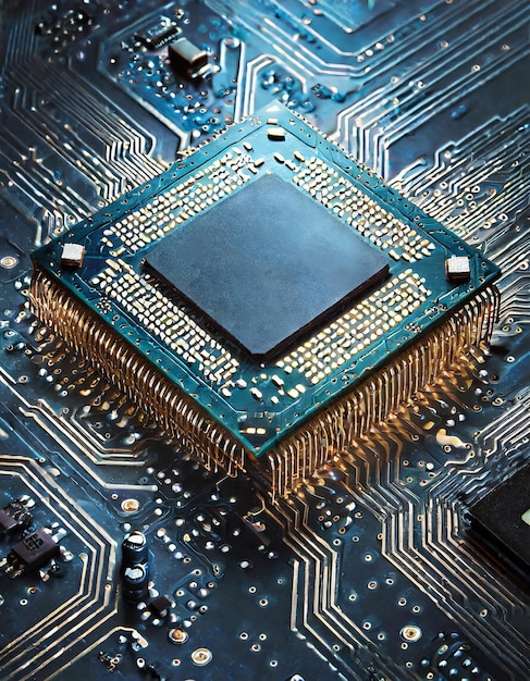 Tecnología de la placa de circuitos Procesadores centrales de computadoras Concepto de CPU Placa base