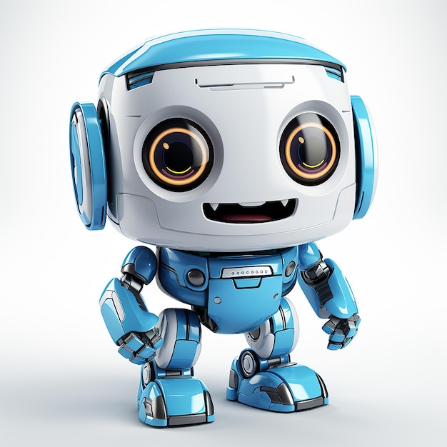 Tecnología de renderizado 3D amigable para robots de dibujos animados