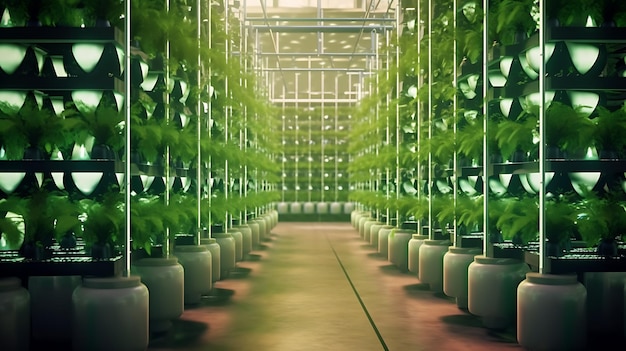 Tecnologías agrícolas modernas para el cultivo de plantas.