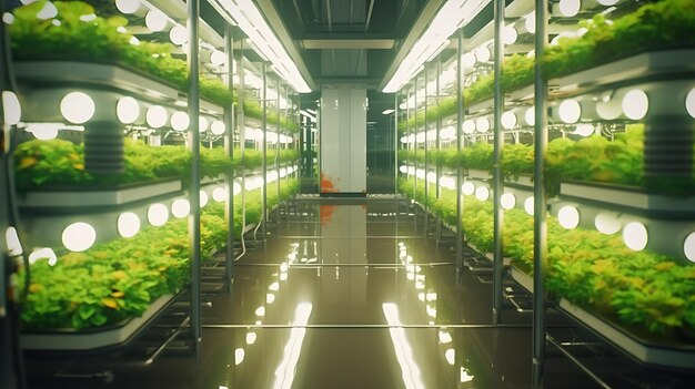 Tecnologías agrícolas modernas para el cultivo de plantas.