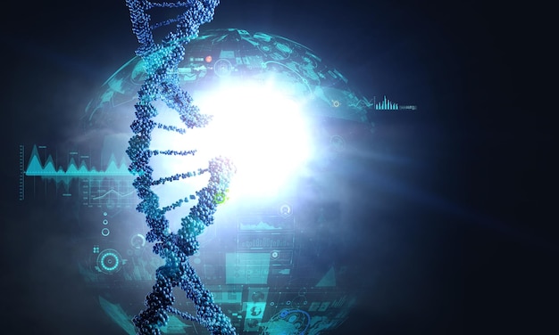 Tecnologías innovadoras de ADN en ciencia y medicina. Técnica mixta