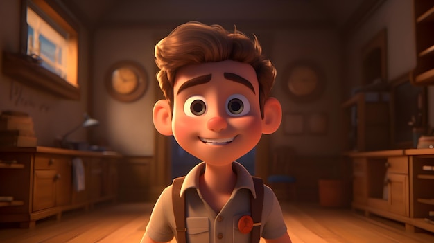 Ted es un joven aventurero similar a Indiana Jones persona creativa y bondadosa ai generativa