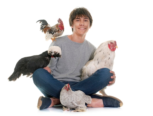 Teen und Huhn