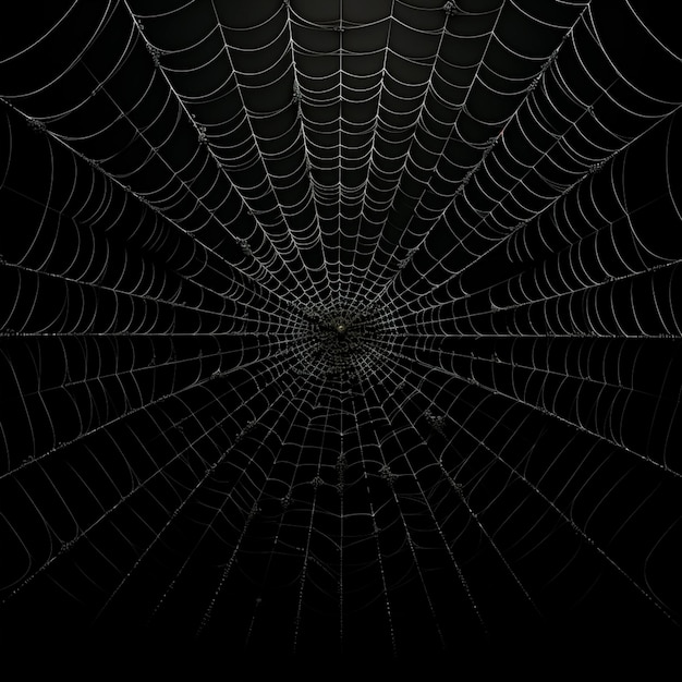 teia de aranha translúcida transparente estilo halloween