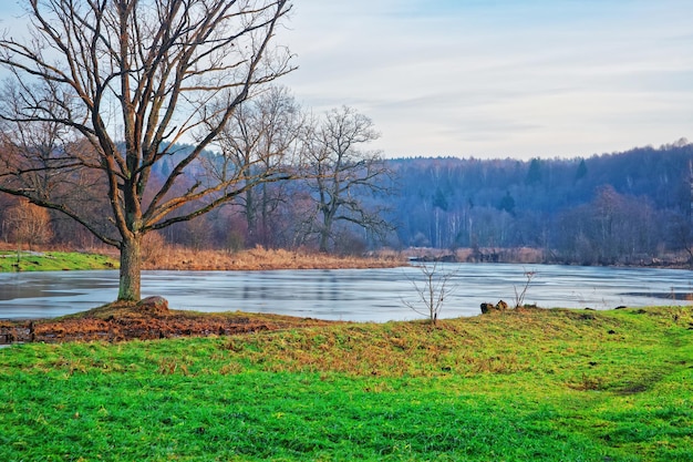 Teich bei Belmontas, Regionalpark Pavilniai in der Nähe von Vilnius, Litauen