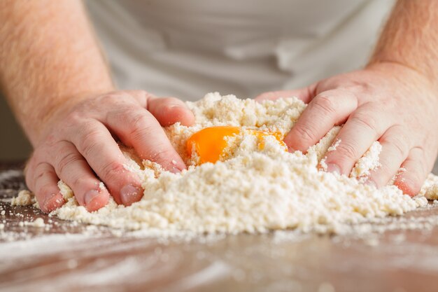 Teig für Brotmilch vorbereiten