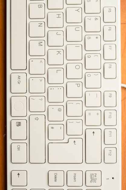 Foto teil einer tastatur