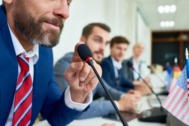 Teilnehmer der internationalen Konferenz