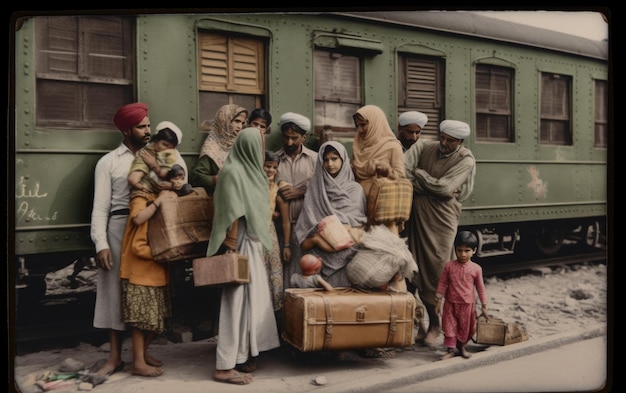 Foto teilung pakistans und indiens 1947