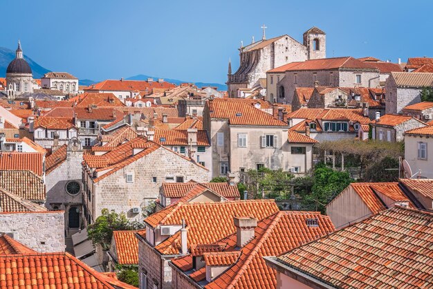 Tejados del casco antiguo de Dubrovnik