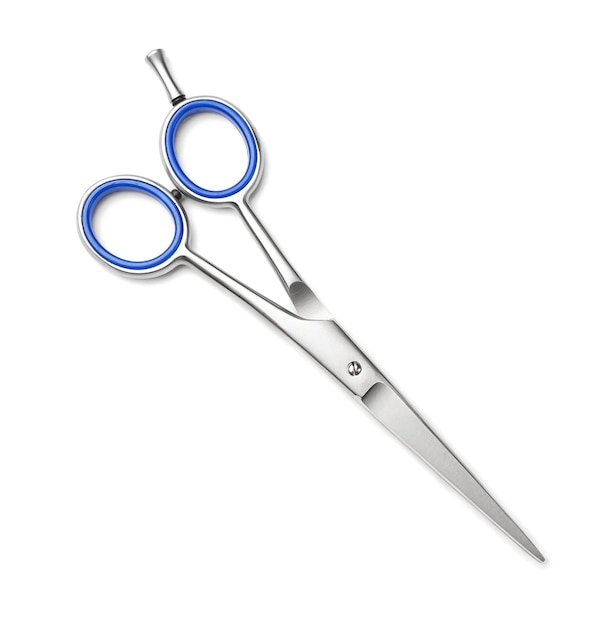 Tejeras de barbero aisladas en blanco