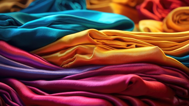 Tejería textil de seda