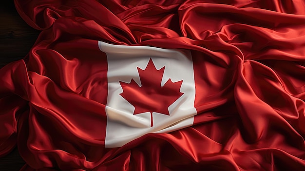 Tejido de la bandera de Canadá