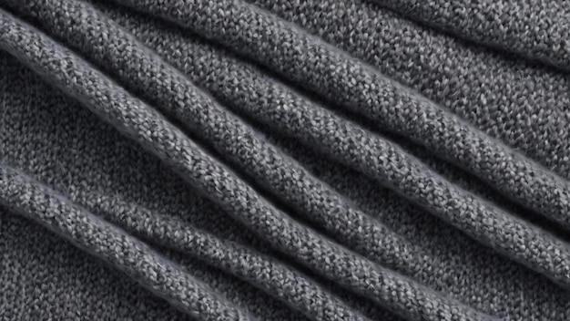 Tejido de punto gris heather real hecho de fibras sintéticas con fondo texturizado