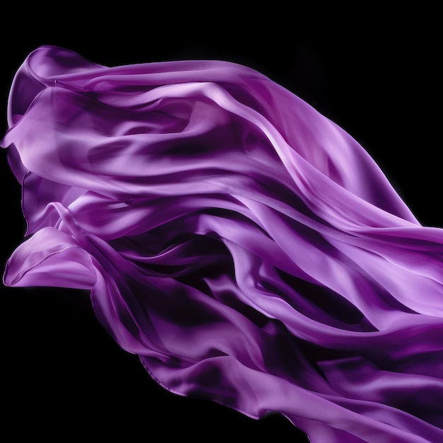 Foto un tejido de seda púrpura
