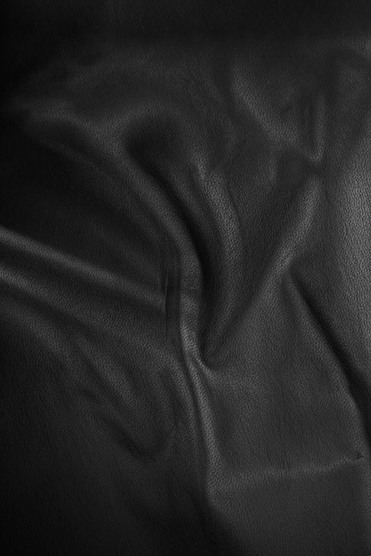 Tejido de textura de elegancia oscura en negro