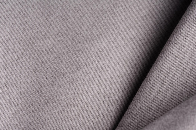 Tejido de tweed, lana, fondo textil de hueso de pescado gris, tejido plegado, pancarta para productos publicitarios