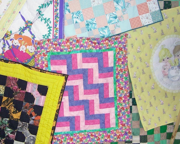 Tejidos abstractos de fondo Decoración textil de cerca