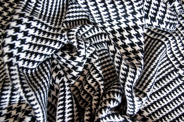 Tejidos o telas de textura de algodón con jaula para prendas de vestir de moda