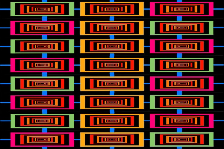Foto tejidos a rayas con textura