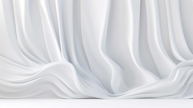 tela blanca con diseño de ondas suaves