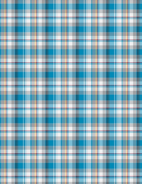 Tela a cuadros con patrón azul marrón crema sin costuras para textiles y para el diseño de prendas de vestir