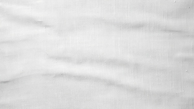 Tela de tela de algodão branco de textura de fundo artístico em branco de material vazio para design
