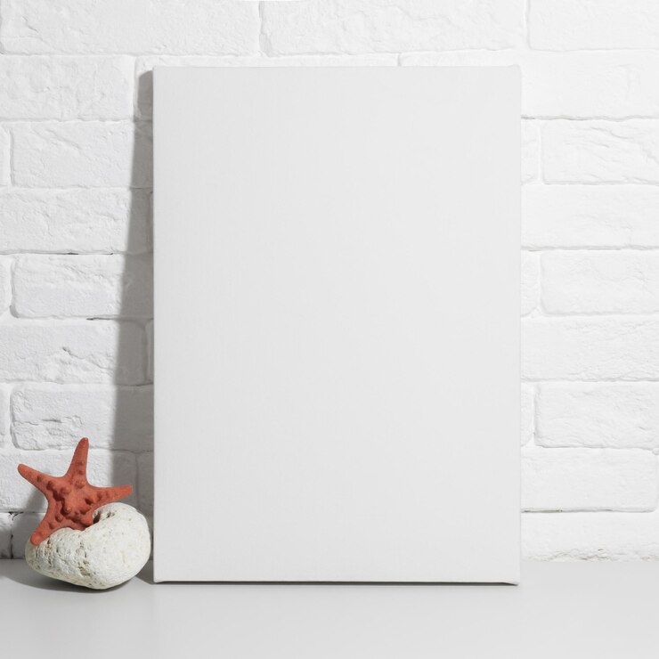 Tela em branco ou quadro de pôster de maquete
