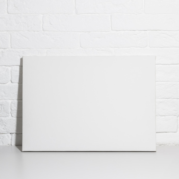 Tela em branco ou quadro de pôster de maquete