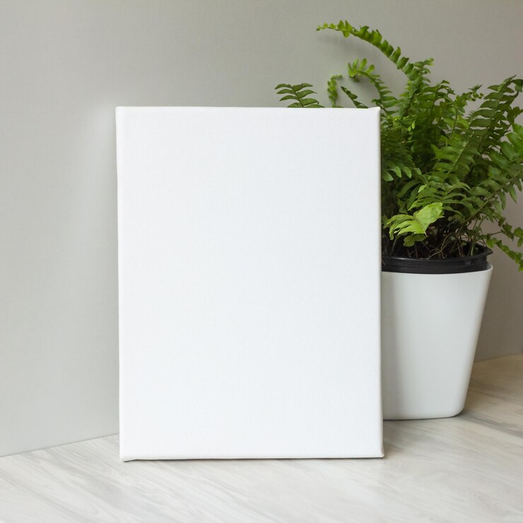 Tela em branco ou quadro de pôster de maquete