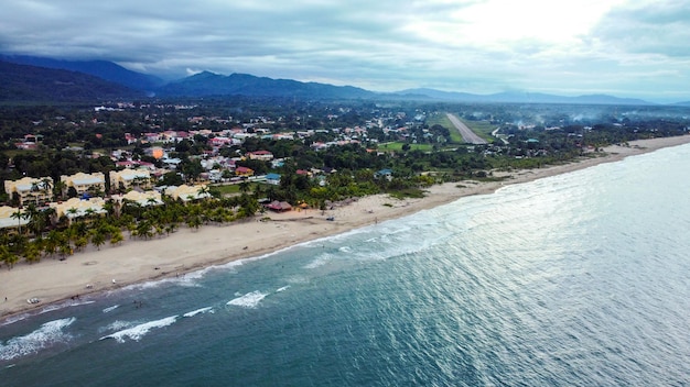 Tela Honduras vista de drone