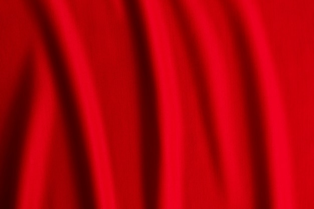 Tela roja, textura de onda de tela